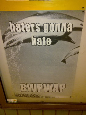 Haters gonna hate Plakat